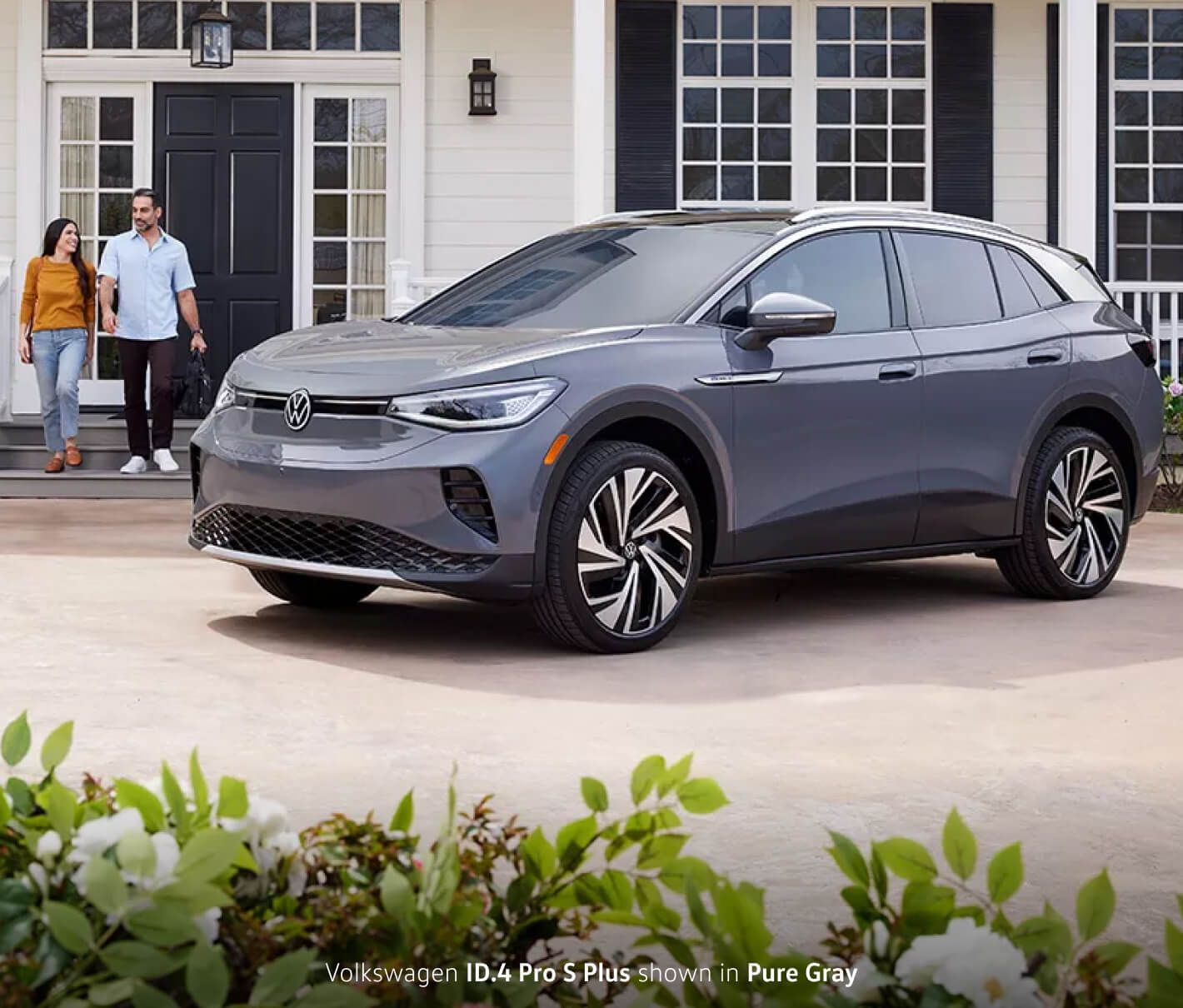Volkswagen ID.4 Pro S Plus in pure gray