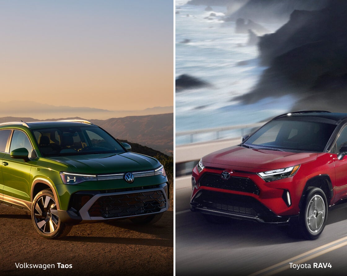2025 Volkswagen Taos vs. Toyota RAV4 Features